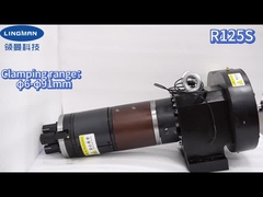 लेजर चक R125S स्वचालित पूरी तरह से लोड पाइप ट्यूब फाइबर लेजर काटने की मशीन के लिए वायवीय चक