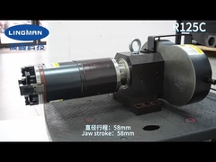 समायोज्य 125 मिमी केंद्रीय ऊंचाई लेजर चक 34 मिमी पंजा स्ट्रोक और 0-90 मिमी क्लैंपिंग रेंज के साथ