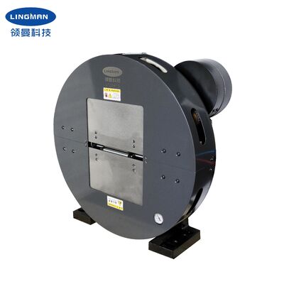 लिंगमैन 245 मिमी खोखले आकार 2KN क्लैंपिंग बल और 235 मिमी ट्यूब काटने के लिए जबड़ा स्ट्रोक के साथ वायवीय लेजर चक